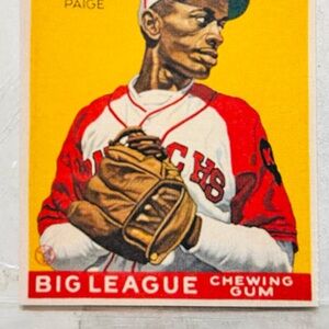 **RARE- SATCHEL PAIGE BIG LEAGUE GUM CO. NOVELTY BASEBALL CARD! MINT++!! Super!